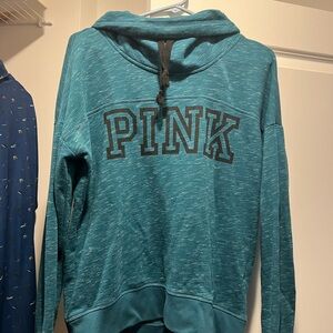 Victoria's Secret Teal Hoodie Sweater